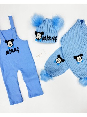 Mavi Atkı Bere -Slopet Takımı