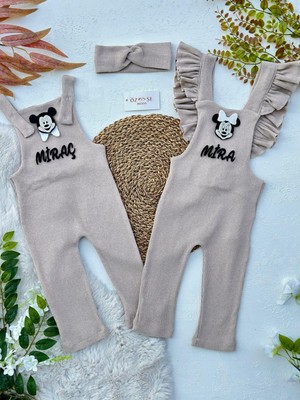 Krem Kardeş Kombin Slopet Model