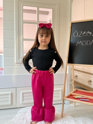 Scuba Fuşya Pantolon Siyah Takım