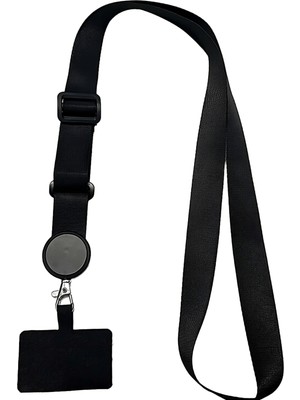 Spelt 30-60CM Uzunluğu Ayarlanabilir Cep Telefonu Boyun Ipi Askısı Kolye Kordon Askı Naylon Kumaş