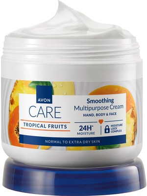 Avon Care Tropical Fruits Ananas, Mango ve Papaya Özlü El ve Vücut Kremi 400 ml