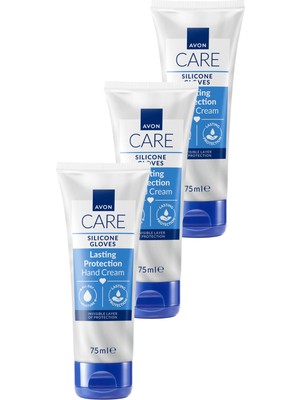 Avon Care El Kremi Silikon ve Gliserin ile Uzun Süreli Nemlendirme 75 ml Üçlü Set
