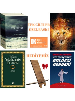 Otostopçunun Galaksi Rehberi - Yüzüklerin Efendisi - Yerdeniz - Narnia Günlükleri -Ciltli Özel Baskı