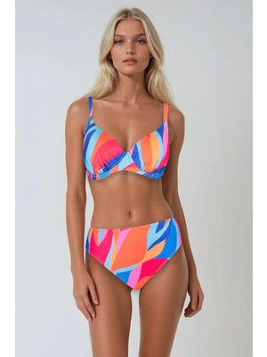 Kom Regen Simli Kumaşlı Toparlayıcı Bikini