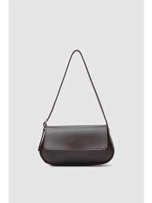 Shule Bags Mirage Baget Çanta  Acı Kahve