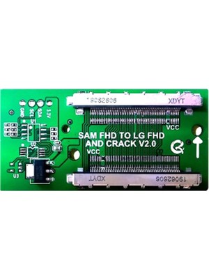 LCD Panel Flexi Repair Kart Hd Lvds To Lvds Sam Fhd In Lg Fhd Out QK0812A