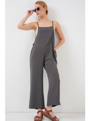 7019 Askılı Bahçivan Tulum - Antrasit