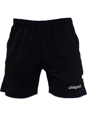 Uhlsport Energy Erkek Kamp Şort Regular Fit Çizgili Desen İpli Bel Özellikli Siyah