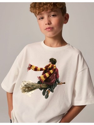 Little Aden Harry Potter Özel Tasarım Pamuklu Tişört