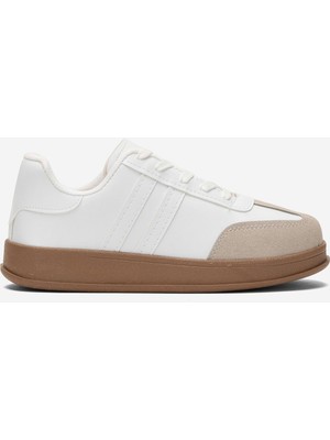 Unisex Rahat Hafif Spor Ayakkabı  Beyaz - Beyaz