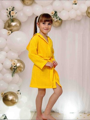 Mam Art Iki Katlı Müslin Bornoz