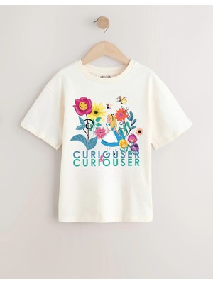 Alice Pamuklu Oversize Tişört