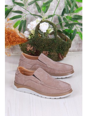 Mehmet Mete 4041 Carlo Nubuk Hafif Rahat  Deri Erkek Ayakkabı