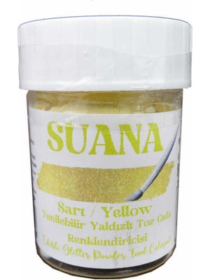 Gıda Boyası Yenilebilir Simli Yaldızlı Sarı 5 gr