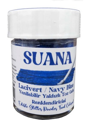Gıda Boyası Yenilebilir Simli Yaldızlı Lacivert