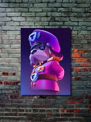 Brawl Stars, Eşsiz Tasarım Oyun, Karakter Posterleri, Özel Tasarım Kağıt Poster