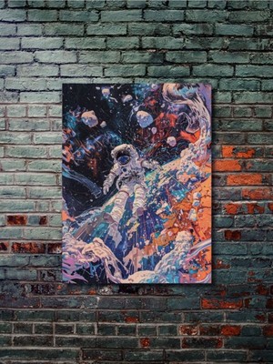 Uzay Teması Özel Tasarım Kağıt Poster, Eşsiz Tasarım Tarih, Mitoloji, Karakter Posterleri,