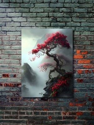 Manzara, Doğa Temalı Poster, Özel Tasarım Kağıt Poster, Duvar Sanatı