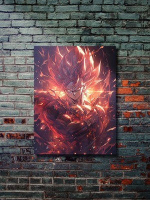 Goku, Dragon Ball Poster, Özel Tasarım Kağıt Poster, Duvar Sanatı