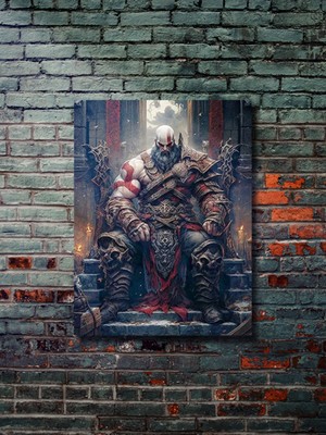 Kratos - God Of War - Gaming Posterleri, Özel Tasarım Kağıt Poster, Duvar Sanatı