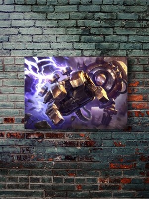 Blitzcrank - Oyun Posterleri, Özel Tasarım Kağıt Poster