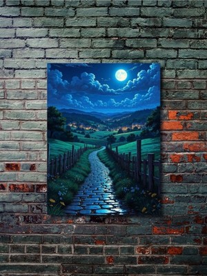 Manzara, Doğa Temalı Poster, Özel Tasarım Kağıt Poster, Duvar Sanatı