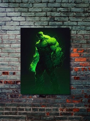 Hulk - Marvel - Film & Dizi Posterleri, Özel Tasarım Kağıt Poster, Duvar Sanatı