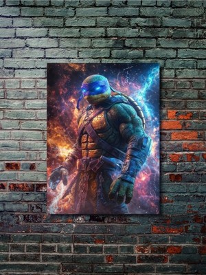 Ninja Kaplumbağalar - Animasyon, Film ve Karakter Özel Tasarım Poster Serisi, Eşsiz Tasarım,