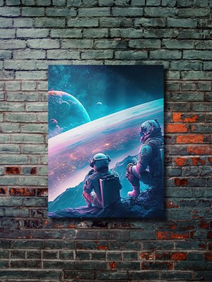 Uzay Teması Özel Tasarım Kağıt Poster, Eşsiz Tasarım Tarih, Mitoloji, Karakter Posterleri,