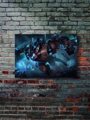 Rengar - Oyun Posterleri, Özel Tasarım Kağıt Poster