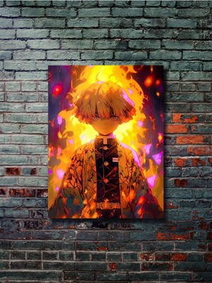 Kimetsu, Demon Slayer Posterleri, Özel Tasarım Kağıt Poster, Duvar Sanatı