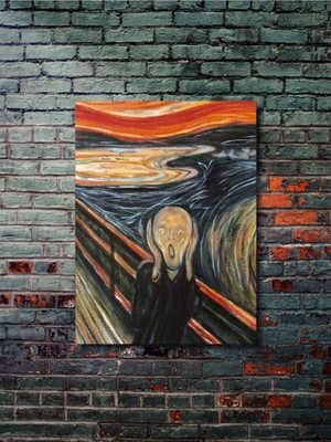 Çığlık - Edvard Munch, Tarihi Tablo Posterleri, Özel Tasarım Kağıt Poster,