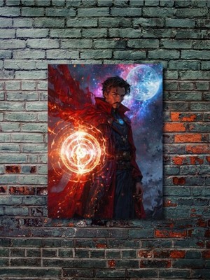 Doctor Strange - Marvel - Dizi, Film ve Karakter Özel Tasarım Poster Serisi, Eşsiz Tasarım,
