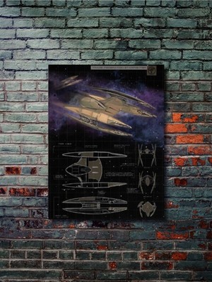 Tf Vulture Droid - Star Wars - Gemi Şemaları - Film & Dizi Posterleri, Özel Tasarım Kağıt Poster