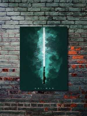 Obi-Wan, Starwars Işın Kılıcı Koleksiyon, Film ve Karakter Özel Tasarım Poster Serisi