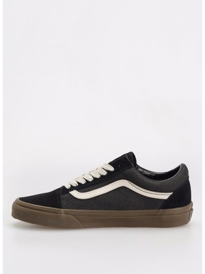 Vans Vn000d5nbma1-Old Skool Siyah Deri Erkek Lifestyle Ayakkabı