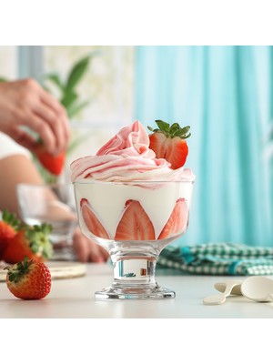 Lav Destina Cam Dondurma & Tatlı Kasesi 2'li Küçük Boy 285 ml (Reçellik  )