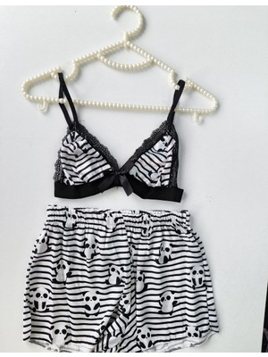 Velmora Fashion Şortlu Sexy Takım Pijama Takımı