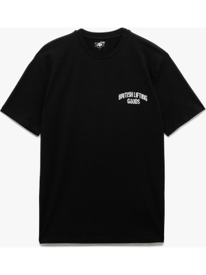 Koton Pamuklu Kısa Kollu Bisiklet Yaka Oversize Arkası Baskılı Spor Tişört