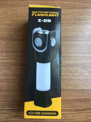 Powermaster X-28 Çok Fonksiyonlu USB Şarjlı El Feneri
