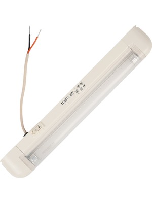 Mega Oto Market 6W 24V Karavan 27 cm Elektronik Floresan Kabin Tavan Lambası - Mavi Işık