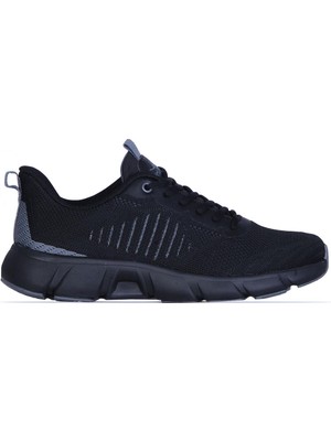 Lescon Meru Flex Siyah Erkek Sneaker Spor Ayakkabı