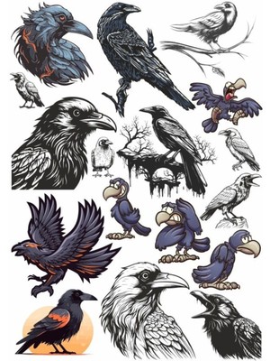 Kargalar Sticker Set 1