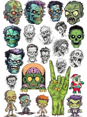 Zombi Sticker Set 5