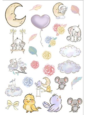 Sevimli Rüyalar Alemi Sticker Set 1