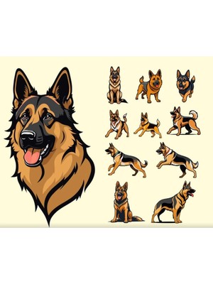 K9 Sticker Set