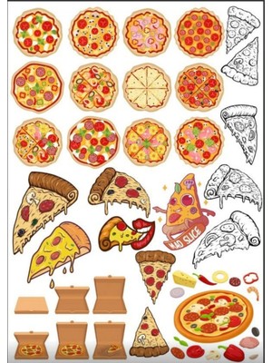 Pizza Sticker Set