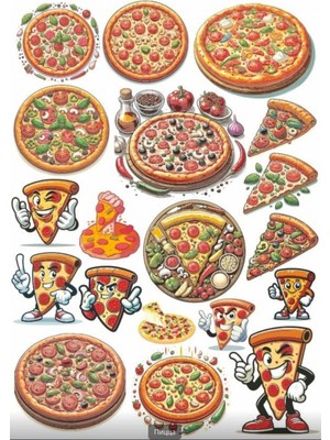 Pizza Sticker Set 2