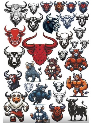 Boğa Sticker Set 2