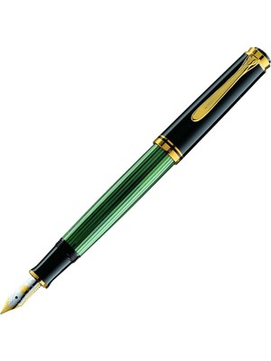 Pelikan Souveran M400 Dolma Kalem Yeşil-Siyah M Uç